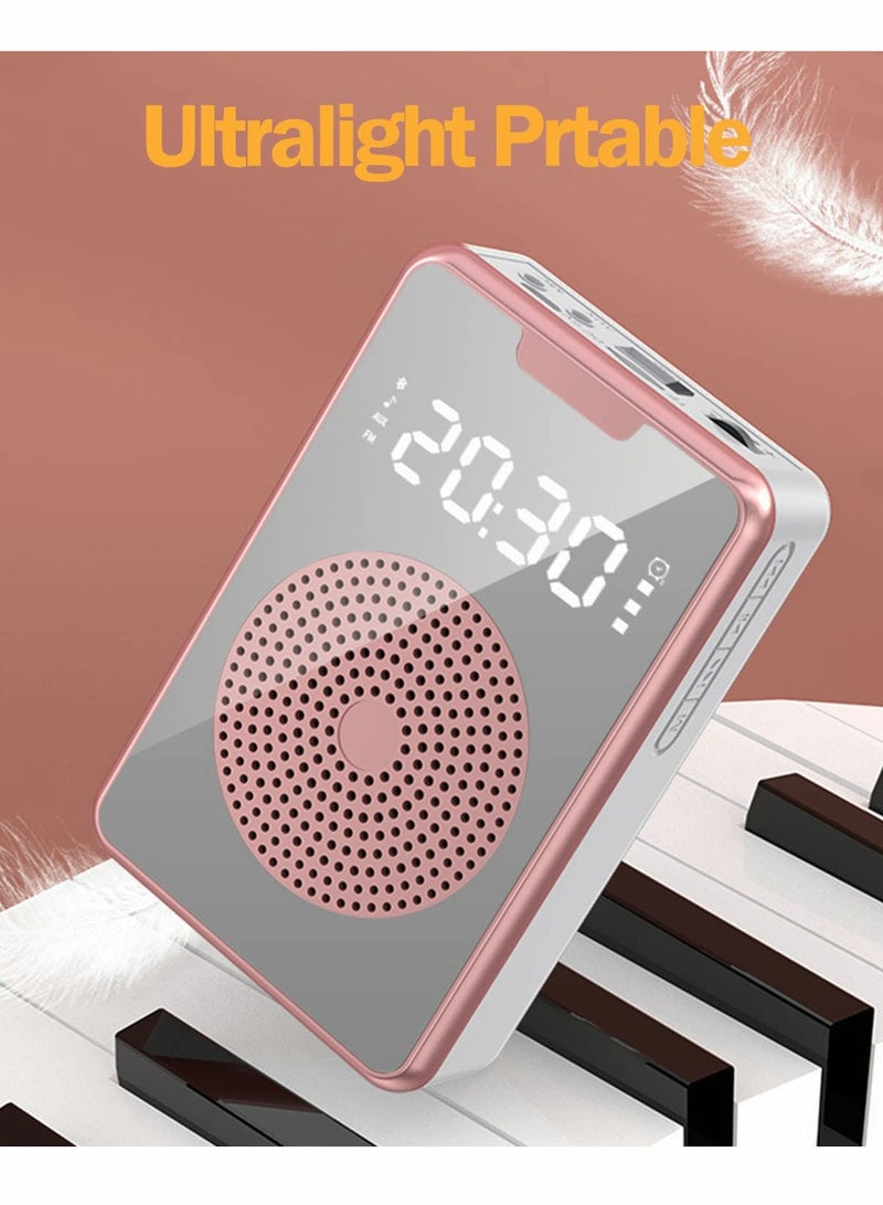Portable Voice Amplifier with Microphone Headset, Ultralight Portable Mini Rechargeable Personal Speaker  - Image 5