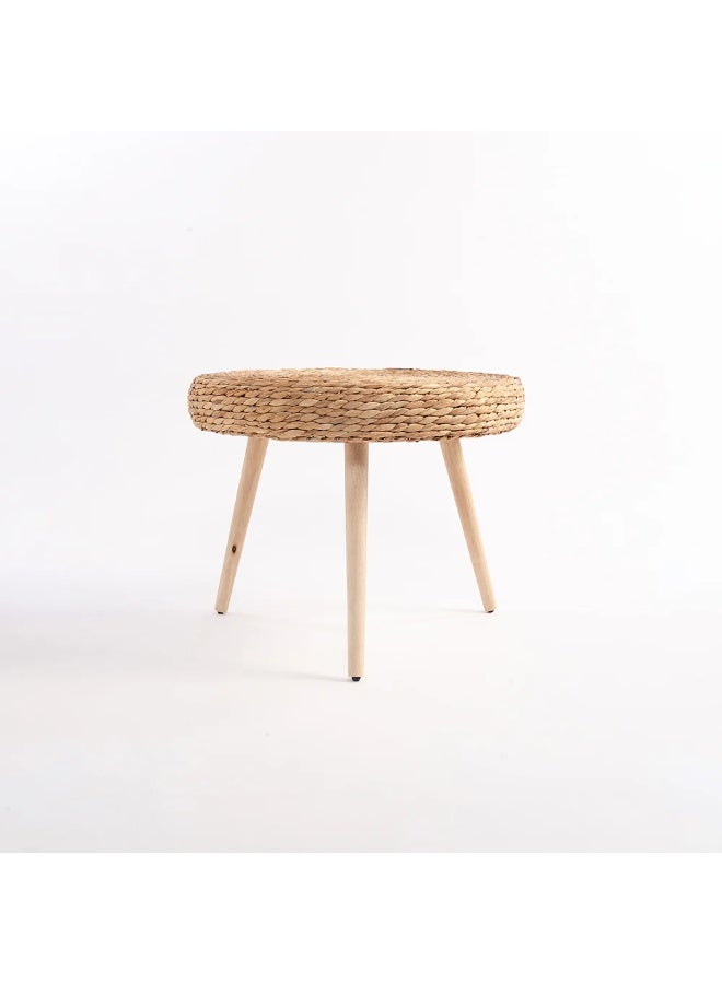 Home auraa Natura hyacinth accent table , made of Hyacinth , Sofa Side Table, Coffee Table, Urban Corner Small Table, Tea End table for Living Room, Outdoor, Bedroom - 49x60x60 cm - Image 2