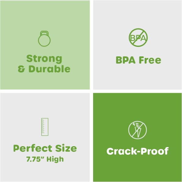 Comfy Package [200 Pack] Flexible Disposable Plastic Drinking Straws - 7.75" High - Assorted Colors Striped - Image 5