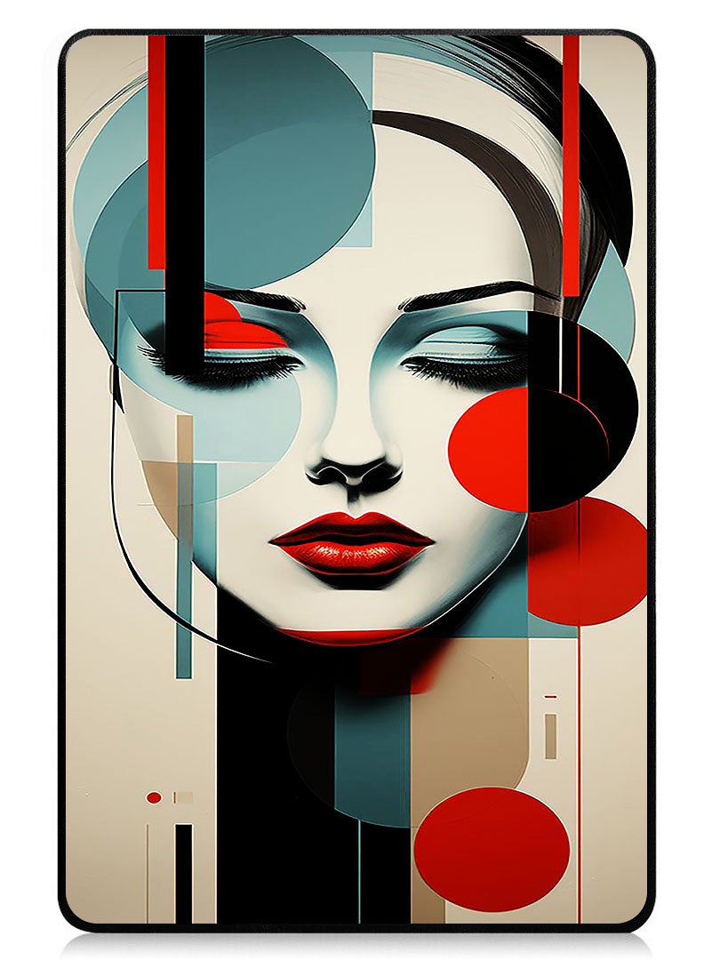 Theodor Protective Flip Case For Xiaomi Pad 7 & Xiaomi Pad 7 Pro With Trifold Stand Auto Wake Sleep Shockproof Cover - Women Art (2) - Image 1