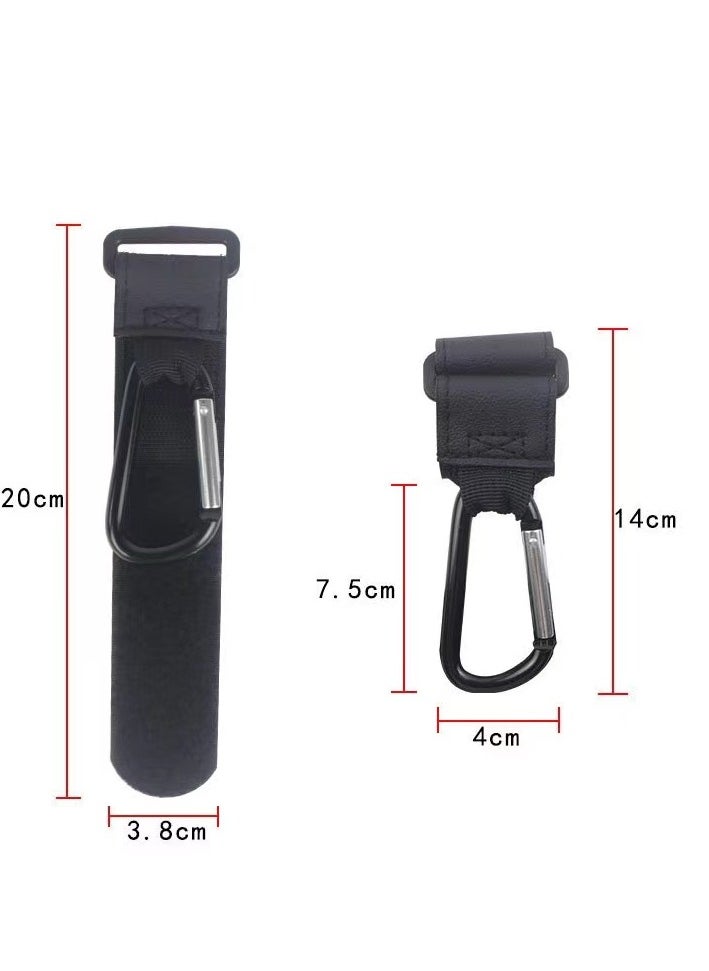 Generic Stroller Hooks, 2 Pack Baby Stroller Hooks, Universal Stroller Clip, Hook for Stroller (Black)  - Image 4