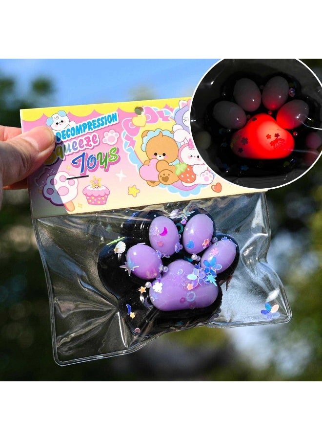xozgdovg Ultra Soft Cat Paw Stress Relief Toy 
