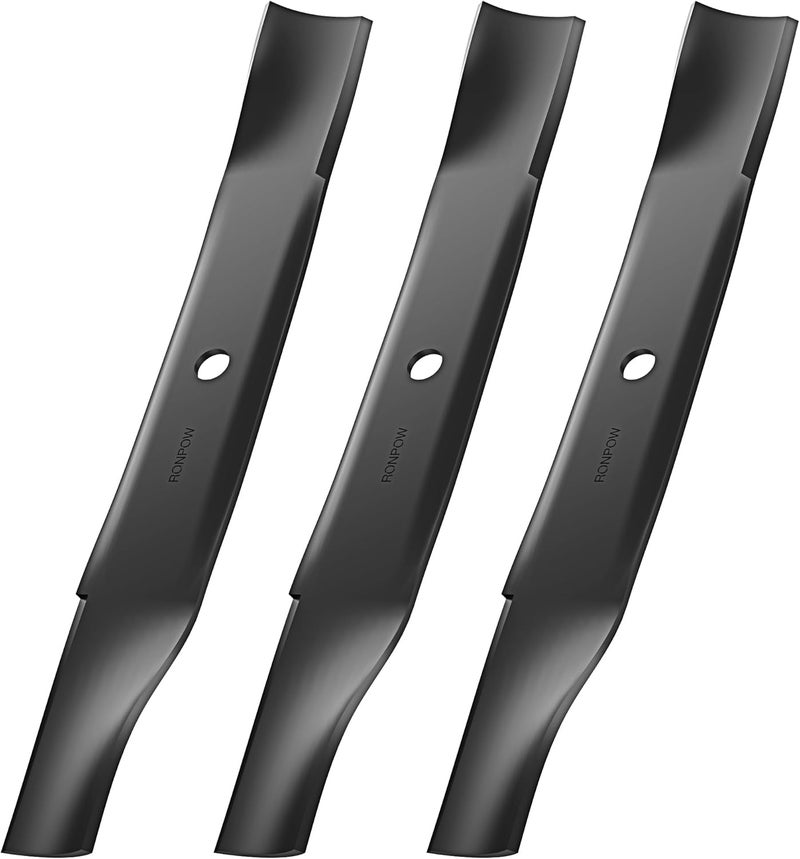 RONPOW 50 Inch Lawn Mower Blade, Compatible with Toro, timecutter SS5000, MX5060, 115-5059-03, 79016P, High Lift Mulching Blade for 50 inch Mowers, Replaces OEM 110-6837-03, 112-9759-03, 3 Pack - Image 1