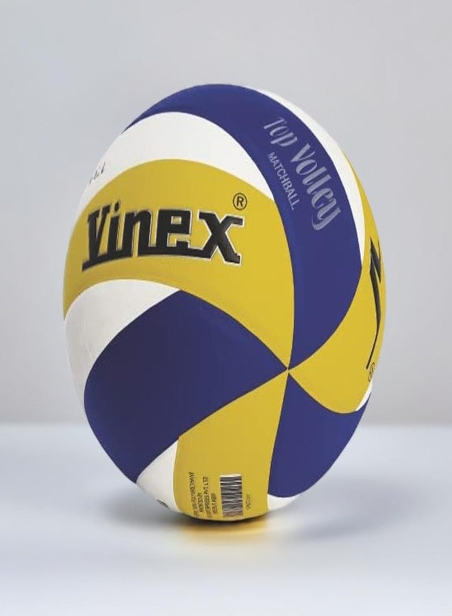 Vinex Top Volley 12 Panels PU Volleyball | Premium Outdoor Training Volleyball for Boys & Girls | Soft Touch, High Grip & Durable | Ideal for Practice & Birthday Gift - Image 3