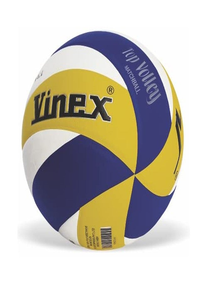 Vinex Top Volley 12 Panels PU Volleyball | Premium Outdoor Training Volleyball for Boys & Girls | Soft Touch, High Grip & Durable | Ideal for Practice & Birthday Gift - Image 1