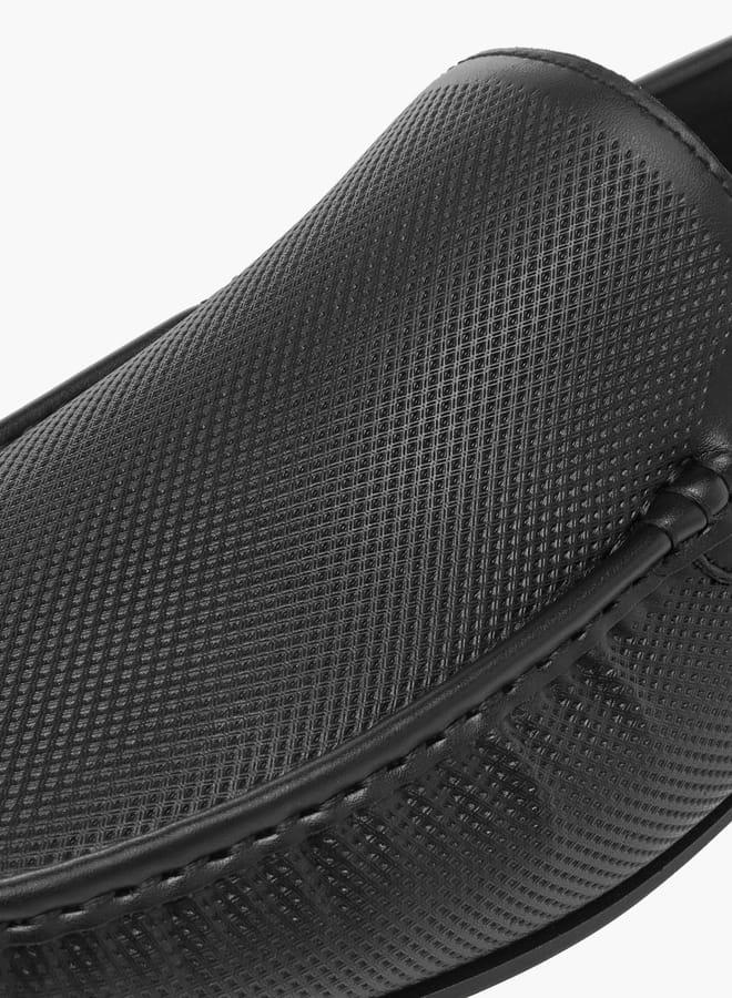 LBL by Shoexpress Men Textured Slip-On Loafers - Image 4