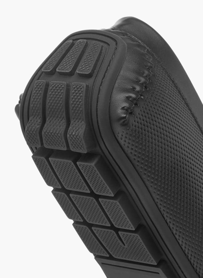 LBL by Shoexpress Men Textured Slip-On Loafers - Image 5