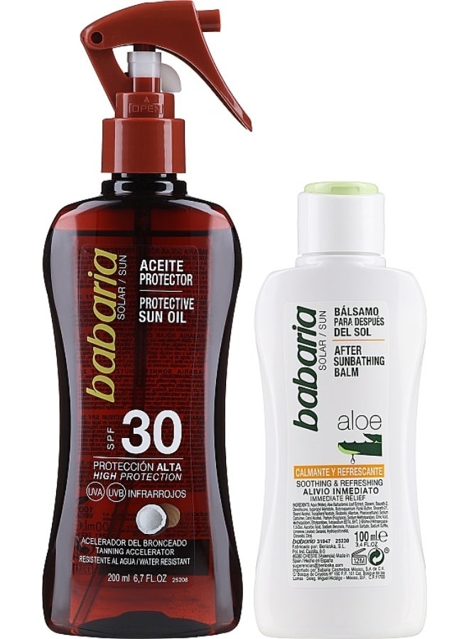 Babaria Sun Oil SPF30 Gift Set - Image 2