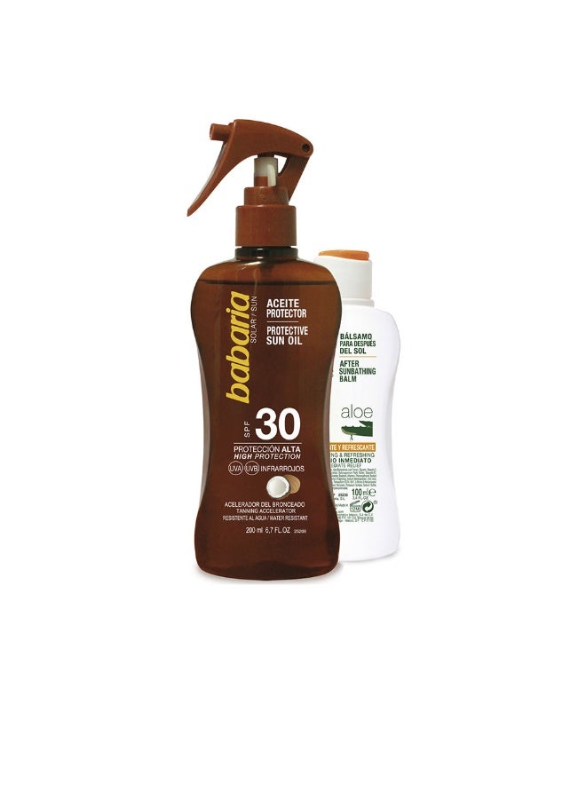 Babaria Sun Oil SPF30 Gift Set - Image 1