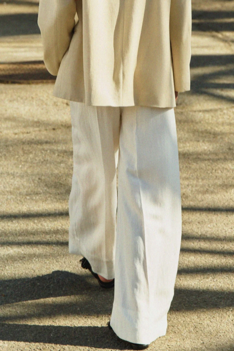 H&M Wide twill trousers