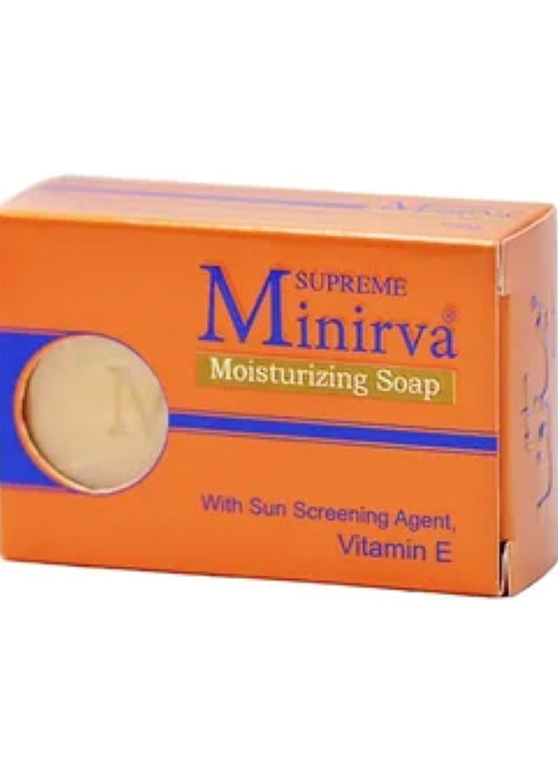 Minirva Moisturizing Soap With Sun Screening Agent, Vitamin E