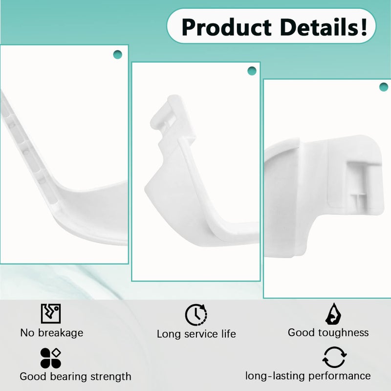Feikeer Upgraded 240534901 x2 & 240534701 x1 Refrigerator Door shelf retainer bar Compatible with frigidaire kenmore Rack Bar Rail, Replace PS734936 AP3214631 948952 AP3214630 PS734935 948954 AH734935 - Image 5