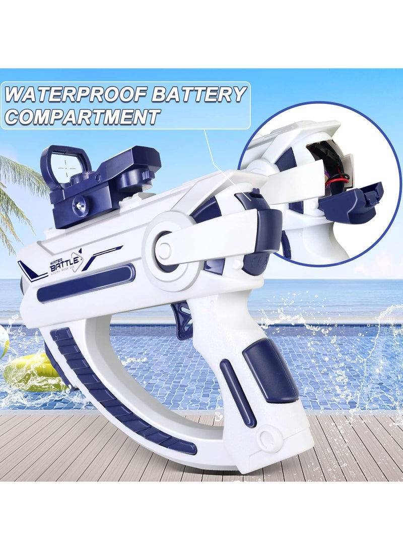 DubaiGallery Electric Water Gun 32 Ft Range Automatic Electric Water Gun for Kids u0026 Adults, Powerful Squirt Guns for Outdoor Pool Beach Party Games and Water Fighting - Image 4