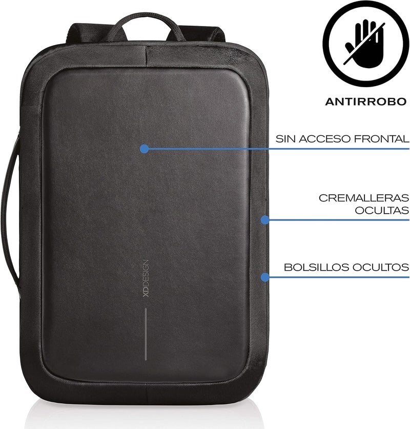 XDDesign XD Design Bobby Bizz Anti-Theft Laptop Backpack & Briefcase w/USB (Unisex Bag) - Image 2