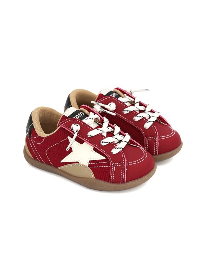 Topstar Kids Running Shoes Spring New Retro Star Sneakers Boys Girls Casual Shoes Red Size 31 - Image 3