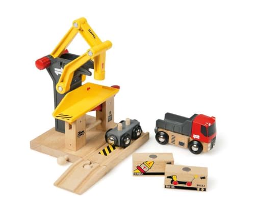 BRIO World - 33280 Freight Goods Station | Versatile Toy Train Set for Kids | Interactive Play | Sustainable Wood Construction | Ideal for Toddlers Aged 3 and Up - Image 5