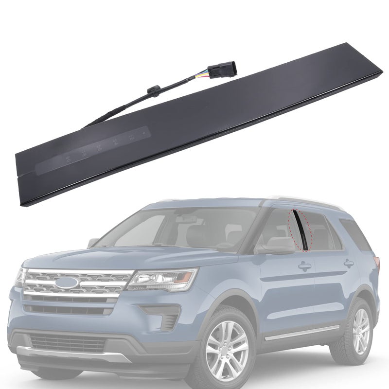 JDMSPEED جديد تزيين عمود B مع لوحة مفاتيح دخول الباب بديل لفورد إكسبلورر 2011-2019 يستبدل DB5Z-7820555-AC تزيين عمود الباب السائق الأمامي الجانب الأيسر الخارجي - Image 1