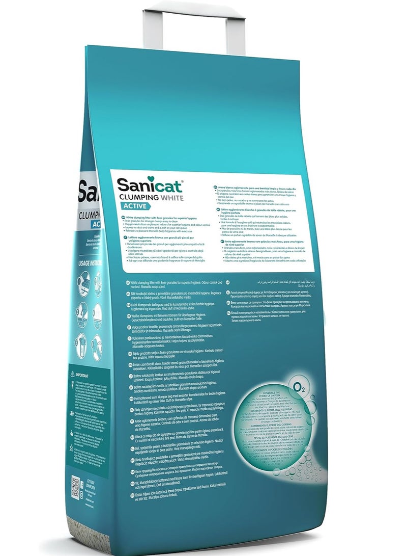 SANICAT CLUMPING WHITE ACTIVE 10 L - Image 3