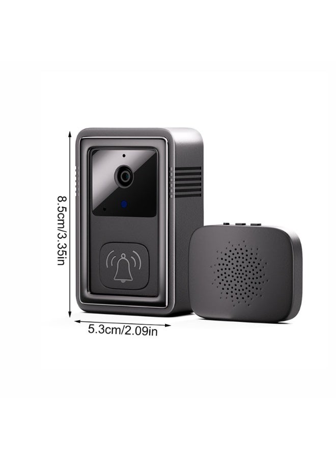 Chabeia HD Wired Video Doorbell with Two-Way Intercom & Voice Modulation Technology (M9, Black) - Image 2