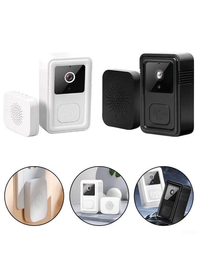 Chabeia HD Wired Video Doorbell with Two-Way Intercom & Voice Modulation Technology (M9, Black) - Image 4