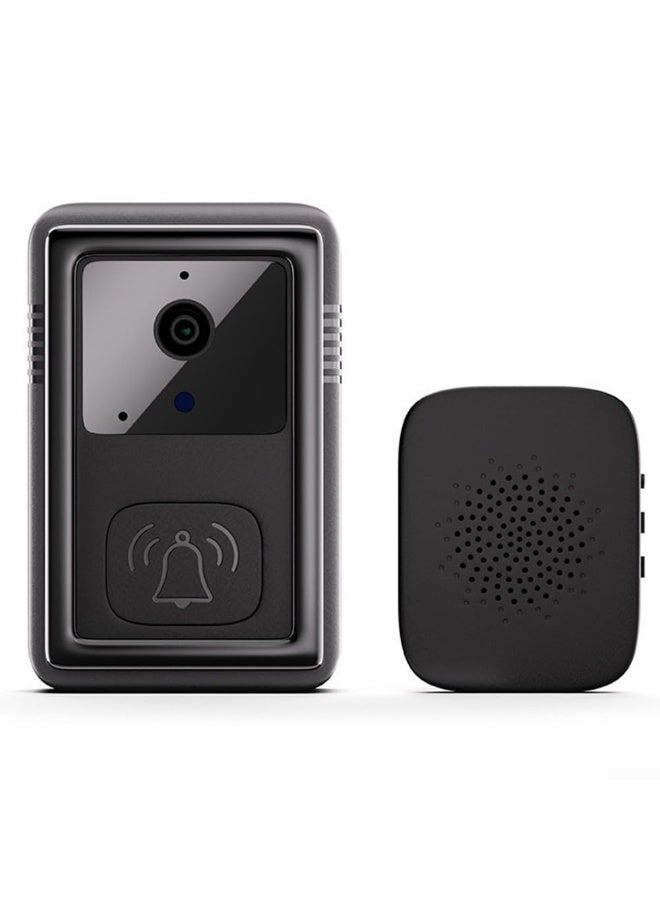 Chabeia HD Wired Video Doorbell with Two-Way Intercom & Voice Modulation Technology (M9, Black) - Image 1