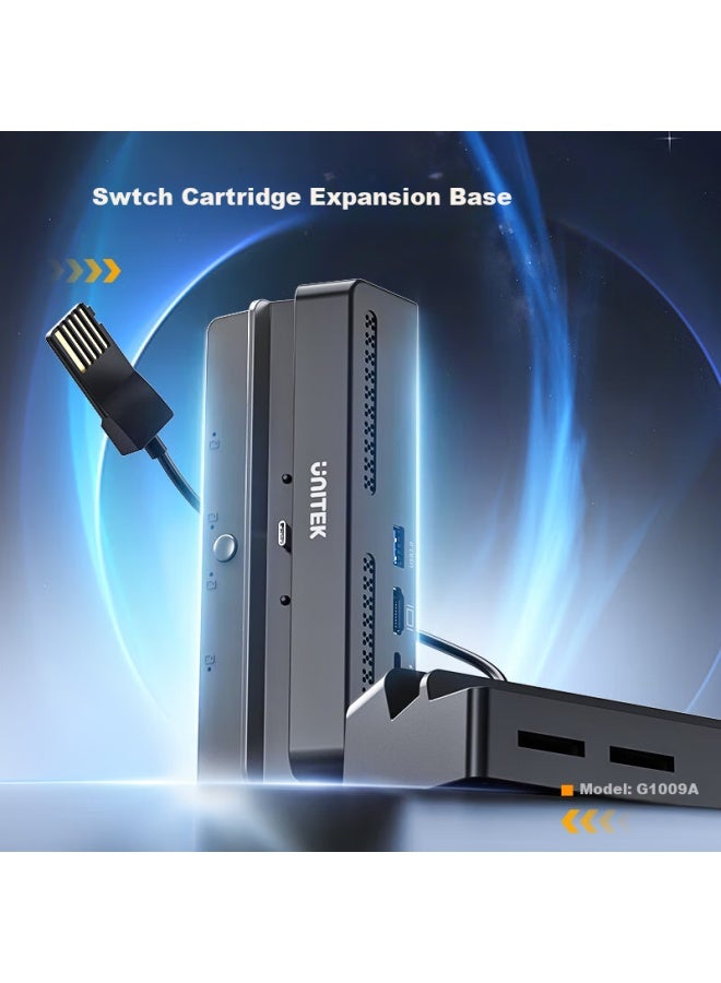 Superior قاعدة بطاقة لعبة Youyuezhe Switch، قاعدة توسيع متعددة الفتحات، عكس شاشة 4K، قاعدة Usb3.0، شحن سريع Pd، متوافقة مع وحدة تحكم الألعاب Ns، قارئ بطاقات الألعاب الخارجي - Image 1
