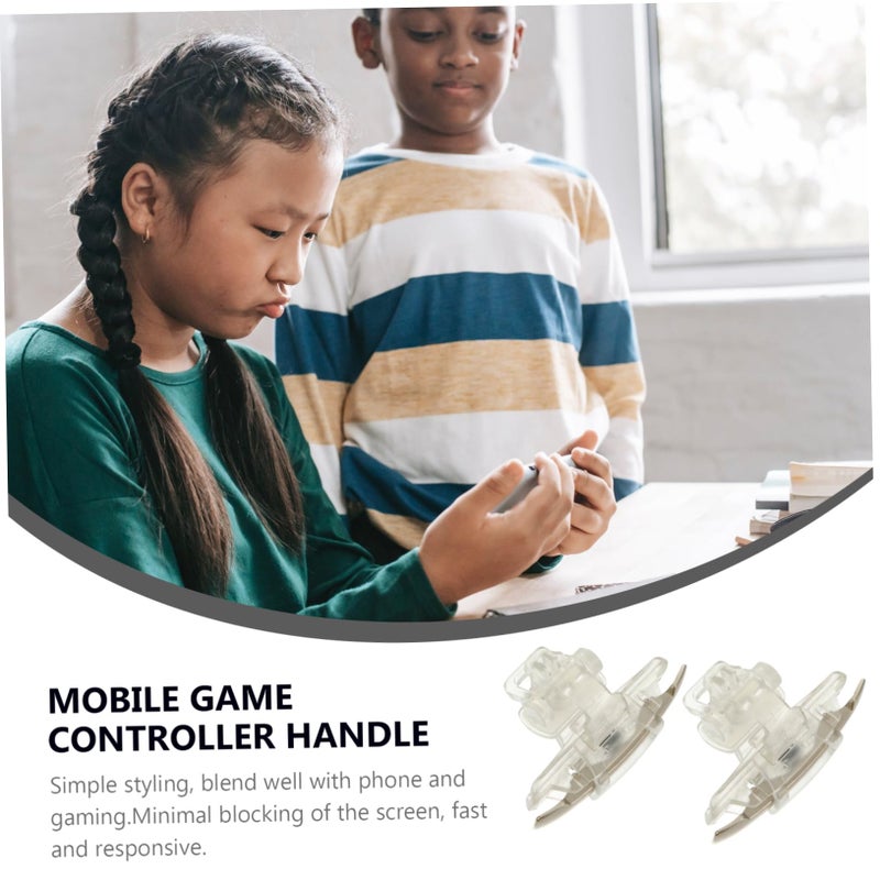 Transparent Mobile Game Controller Trigger with Responsive Buttons for Enhanced Phone Gaming - Image 3