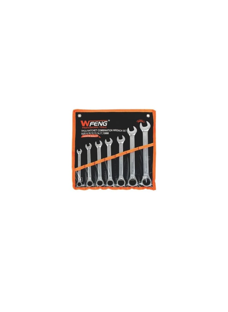 Ratchet Combination Wrench set 6 pcs WFENG