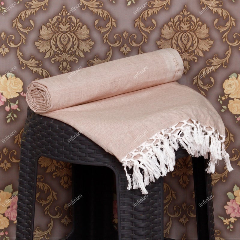 iinfinize Bhagalpuri Silky Soft Breathable Cotton Chadar 90x50 Inch Tapestry for All Season Odhne Wali Chadar lite Blanket & Shawl - Image 2