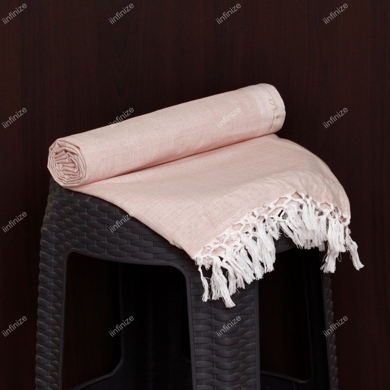 iinfinize Bhagalpuri Silky Soft Breathable Cotton Chadar 90x50 Inch Tapestry for All Season Odhne Wali Chadar lite Blanket & Shawl - Image 3