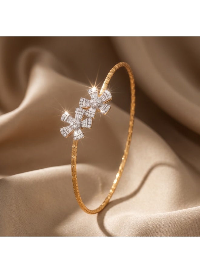 BAFLEH JEWELLERY Unveil the Sparkle of True Luxury with Natural Diamond Bangles - Image 1