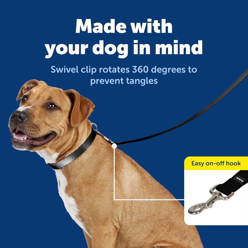 PetSafe Nylon Leash, 1" x 4', Black - Image 3
