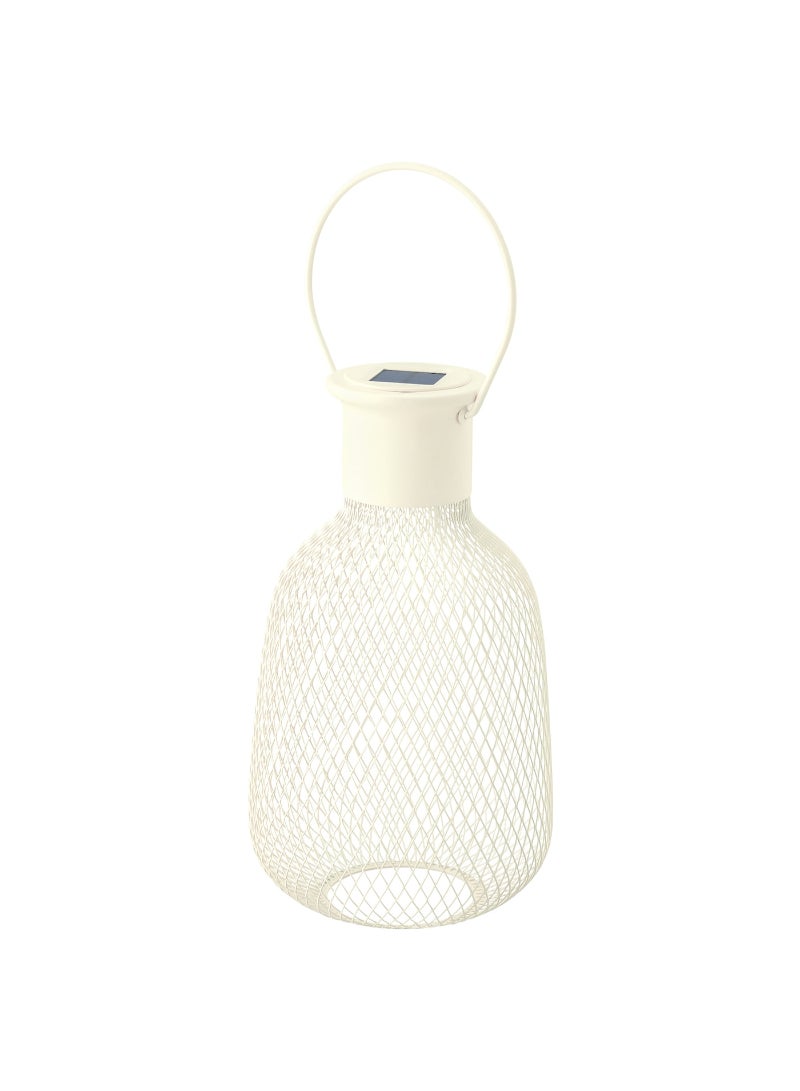 AS SEEN ON TV LED solar powered lantern outdoor mesh white 29 cm 