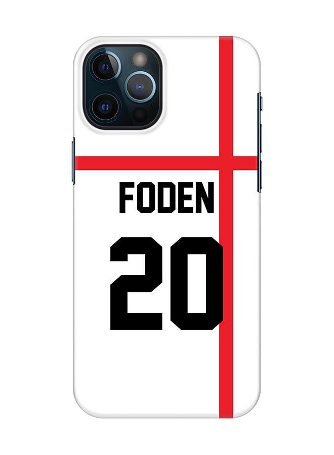 Stylizedd غطاء نحيف لجهاز آبل آيفون 12 برو ماكس - سلسلة سناب كلاسيك - غطاء موبايل صلب من مادة PC بلمسة نهائية غير لامعة - إنجلترا - اللاعب - فودن - Image 1