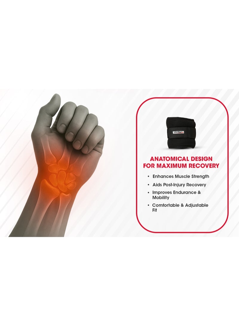 LifeWear Weight Cuff, Adjustable Fitness Cuff for Strength Training, Rehabilitation, and Physiotherapy, Ideal for Home Workouts, Gym, and Injury Recovery, Weight - Image 4