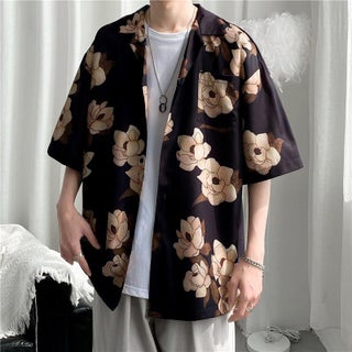 Hong Kong Style Vintage Hawaiian Style Short-Sleeved Cuban Collar Floral Shirt Mens Yuppie Retro Sexy Fun Shirt 1308 short sleeve shirt - pzsku/Z8C971C91AD33C3097950Z/45/1746217596/50796f71-391a-4cd9-9bb0-6502eef88631