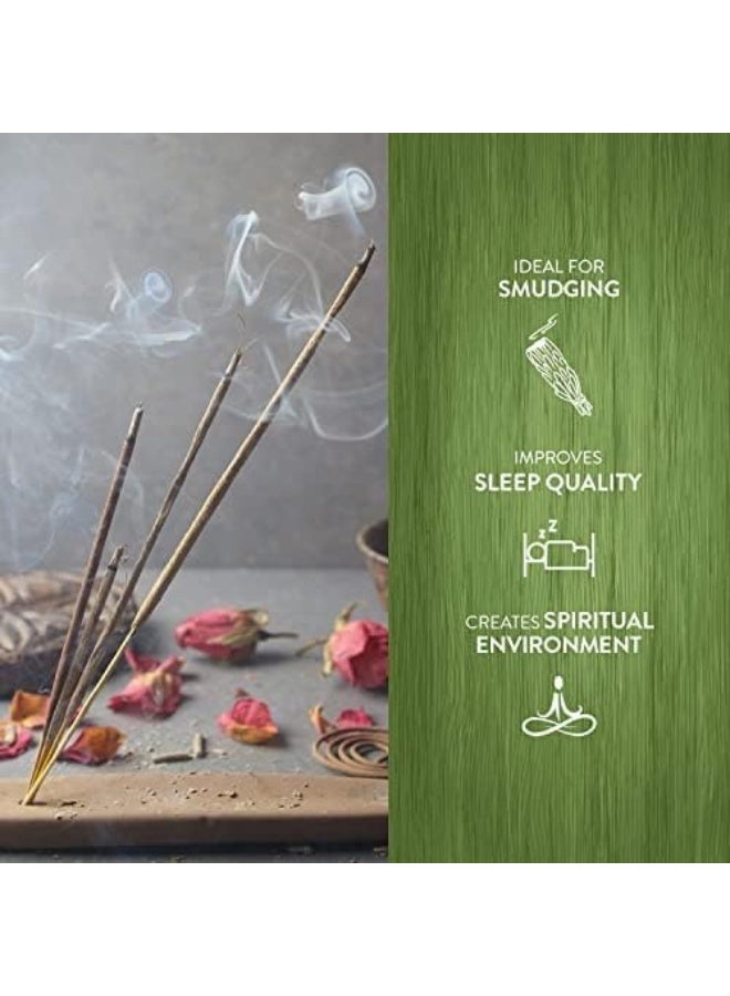 HEM HEM White Sage Smudge Premium Incense Sticks Spiritual Environment, Fresh & Long Lasting Fragrance Ingredient - 100 GMS  - Image 5