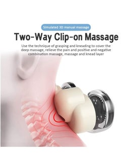 ELTRAZONE Electric Travel Neck Massage Pillow, U-Shaped Memory Foam Kneading Head & Neck Support Pollow, For Pain Relief, For Airplane, Train, Bus, Car Travel  - Image 5