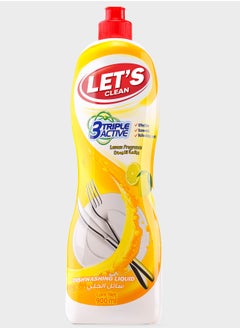 LET'S CLEAN Dishwashing Liquid 900ml Lemon  - Image 2