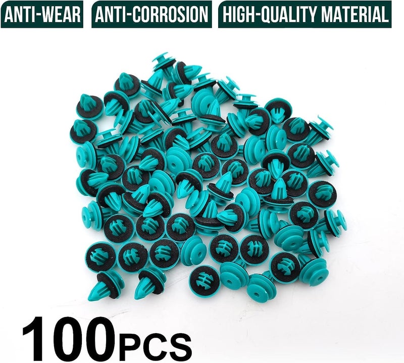 TOPCNOEM 100Pcs Door Trim Panel Retainer Clips Compatible with Toyota Tacoma Sienna Cruiser Avalon Corolla Camry Tundra Sequoia Matrix Prius RAV4 Lexus Scion Land, 1Pcs Fastener Remover 90467-10188 - Image 4
