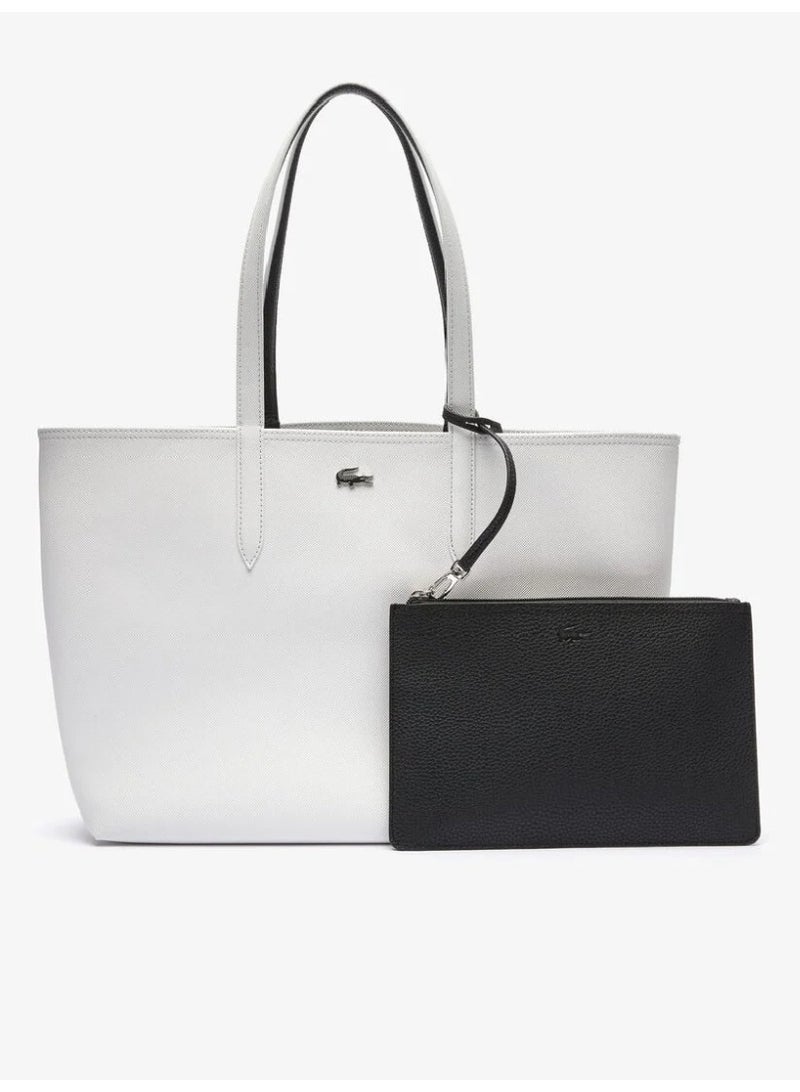 LACOSTE Large Shopping Bag with – Bag for Women | Durable, Lightweight, Shoulder Bag for Daily Use, Travel & Shopping - Image 3