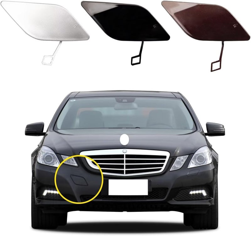 Goholy Car Front Bumper Tow Hook Cover for Mercedes Benz E-Class W212 E300 E350 E400 E550 (2010-2013) - Right Passenger Side - Image 1