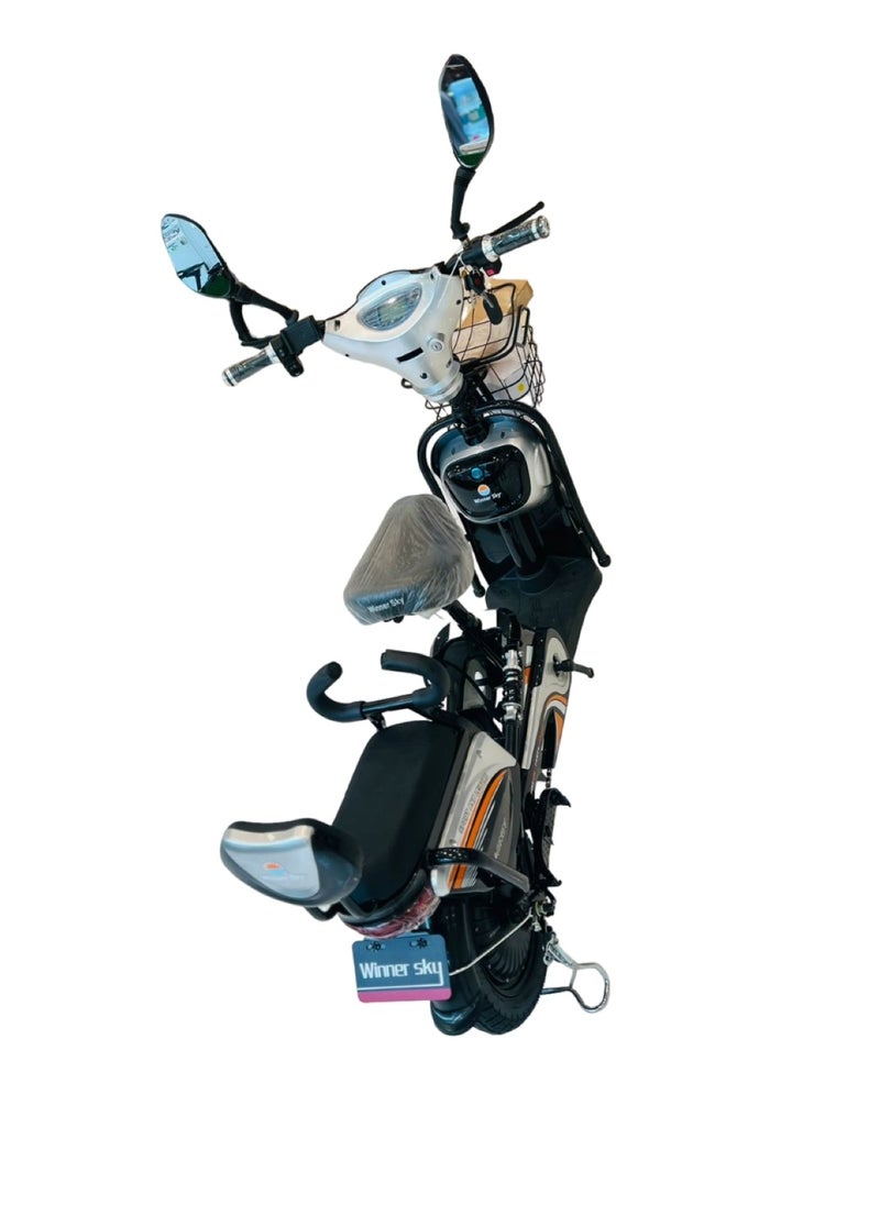 Winner Sky Electrical Bike With Grocery Basket With Strong Battery 14 size  - Image 3