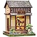 Fsolis Book Nook Kit Japanese DIY Miniature House Kit for Adults Mini House Tiny 3D Puzzles Craft Bookshelf Diorama Decor Gifts for Women Teenagers Book Lovers Japanese Tea Room - Image 2