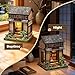 Fsolis Book Nook Kit Japanese DIY Miniature House Kit for Adults Mini House Tiny 3D Puzzles Craft Bookshelf Diorama Decor Gifts for Women Teenagers Book Lovers Japanese Tea Room - Image 4