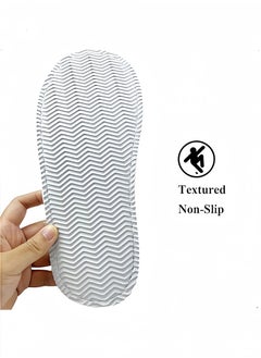 Peachjoy 5 Pairs Disposable Adult Guests Slippers, Closed Toe Bulk for Shoeless Home Multicolor Cotton Slipper for Indoor Hotel SPA Travel  - Image 4