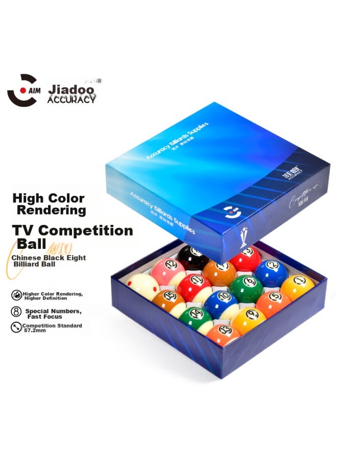 ACCURACY Zhundu Professional Pool Balls, English Snooker Balls, National Standard Pool Balls, Crystal Balls, Pool Table Accessories And Supplies - Image 1