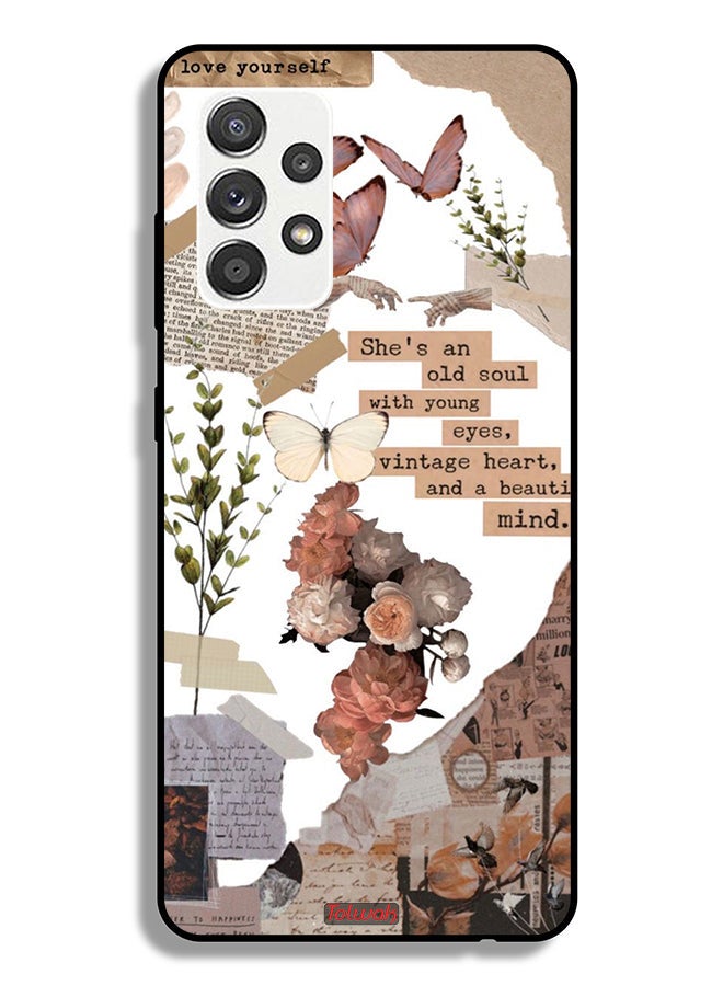 Tolwak Samsung Galaxy A32 5G Protective Case Cover She Is An Old Soul - Image 1