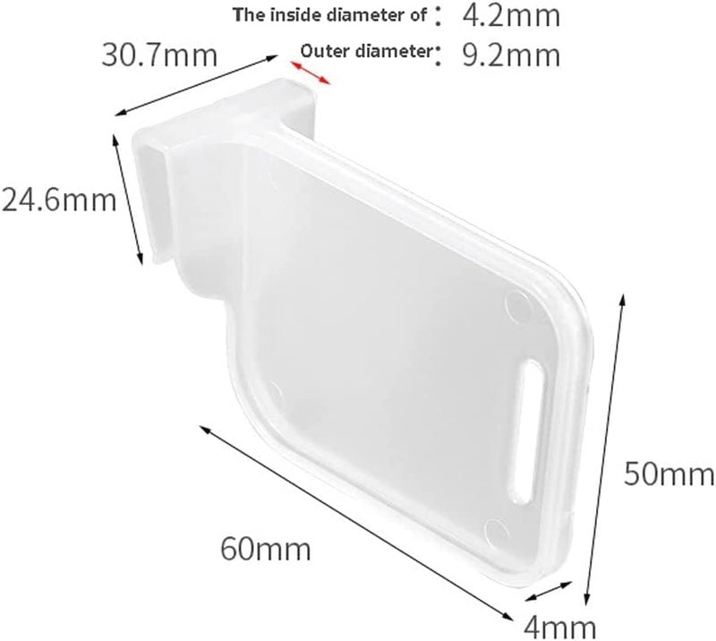 ZURITY ZURITY Plastic Refrigerator Internal Drawer Shelf Divider Clip Expandable Fridge Drawers Storage Partition Clips Storage Organizer Space Dividing Bottle Food Packets Organizer 4Pcs  - Image 5