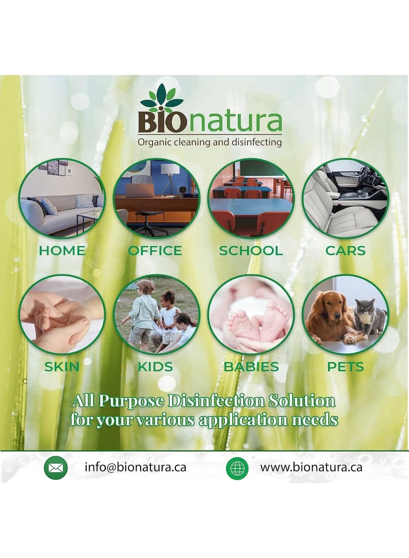 BioNatura منظف شامل عضوي 5 لتر - طبيعي، غير سام وقابل للتحلل - منظف متعدد الاستخدامات للأسطح - آمن للمطبخ، الحمام، الأرضيات وتنظيف المنزل - Image 3